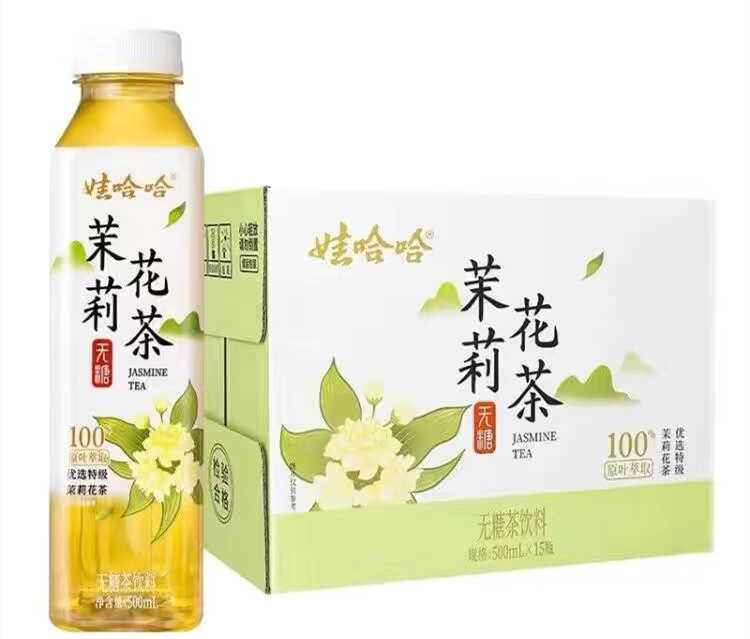 娃哈哈茉莉花茶配料表及保質期多久，娃哈哈茉莉花大紅袍無糖飲料500ml瓶裝