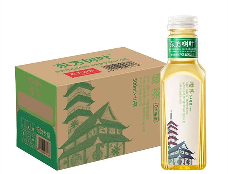 東方樹葉綠茶配料表及保質期多久，農夫山泉東方樹葉綠茶500ml無糖茶飲料