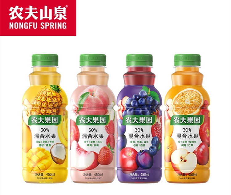 農夫果園??混合口味配料表及保質期多久,農夫果園30%混合口味450ml