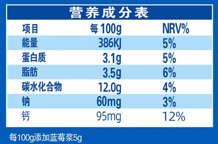 安慕希藍莓味配料表及保質期多久,伊利安慕希藍莓味酸奶205g