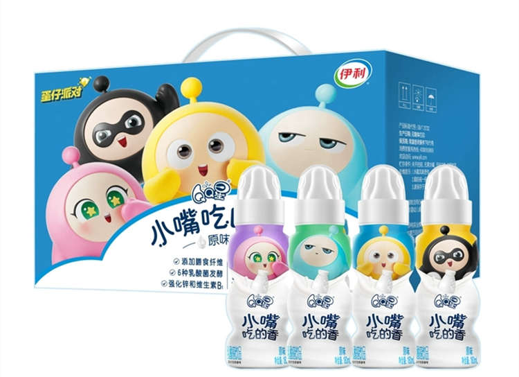 QQ星小嘴吃的香兒童奶乳酸菌配料表及保質期多久，伊利QQ星小嘴吃的香乳酸菌