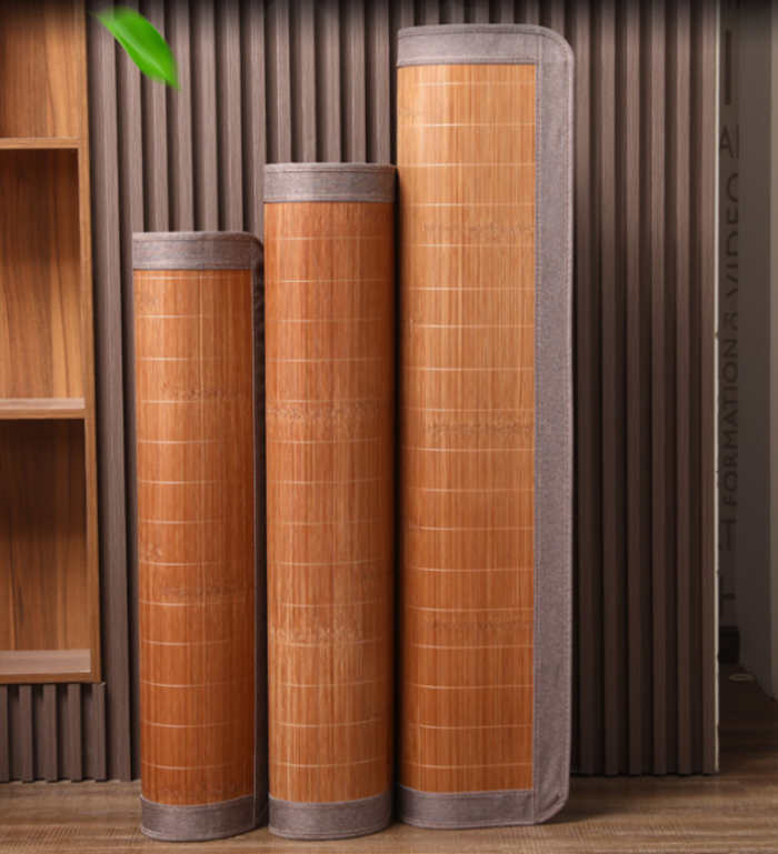 竹席席學生宿舍單人90公分1.1米2直筒1.35雙面折疊1.5/1.8定制