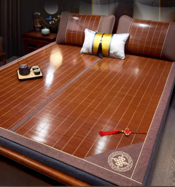 席飾多竹涼席草席子夏天季新款折疊嬰兒可用冰絲空調涼藤席