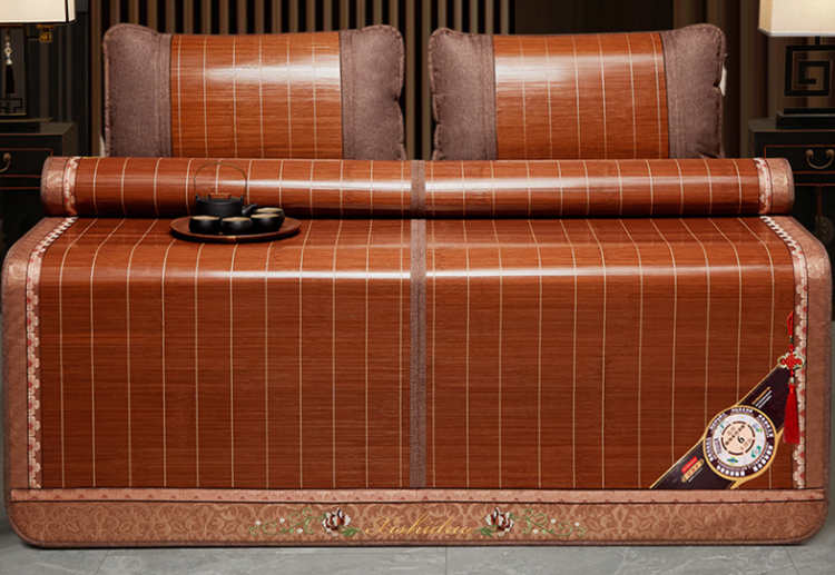 席飾多竹涼席夏天新款高端草席子嬰兒可用冰絲涼竹藤席家用