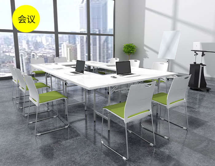 培訓椅會議椅簡約辦公椅職員椅洽談椅靠背椅實心鋼筋椅塑料椅