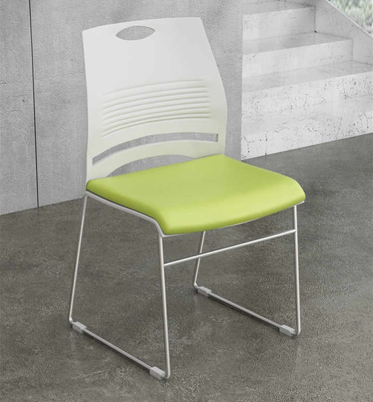 培訓椅會議椅辦公椅簡約職員椅洽談椅靠背椅實心鋼筋椅塑料椅