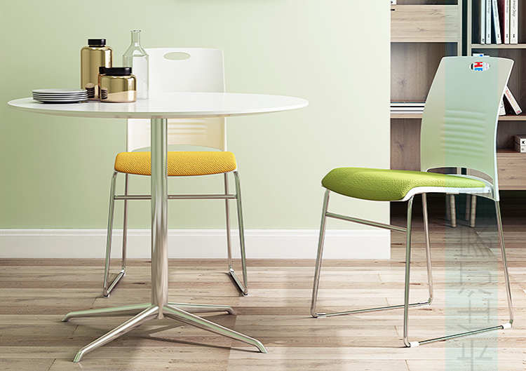 培訓會議椅簡約職員辦公洽談桌椅子無扶手靠背椅會議室椅子