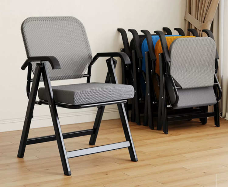 折疊椅舒適辦公座椅家用電腦椅宿舍學習椅子休閑會議培訓椅