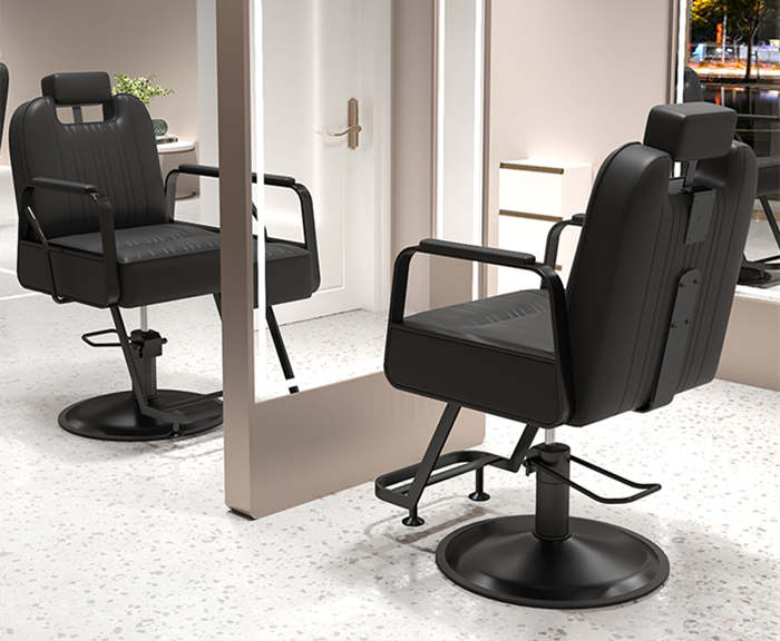新款美發店可放倒椅發廊燙染專用理發店剪發輕奢放到椅