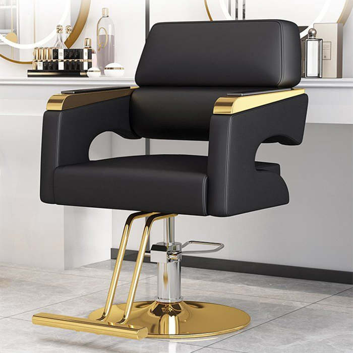 可放倒美發椅發廊專用不銹鋼剪發椅理發店升降理發椅