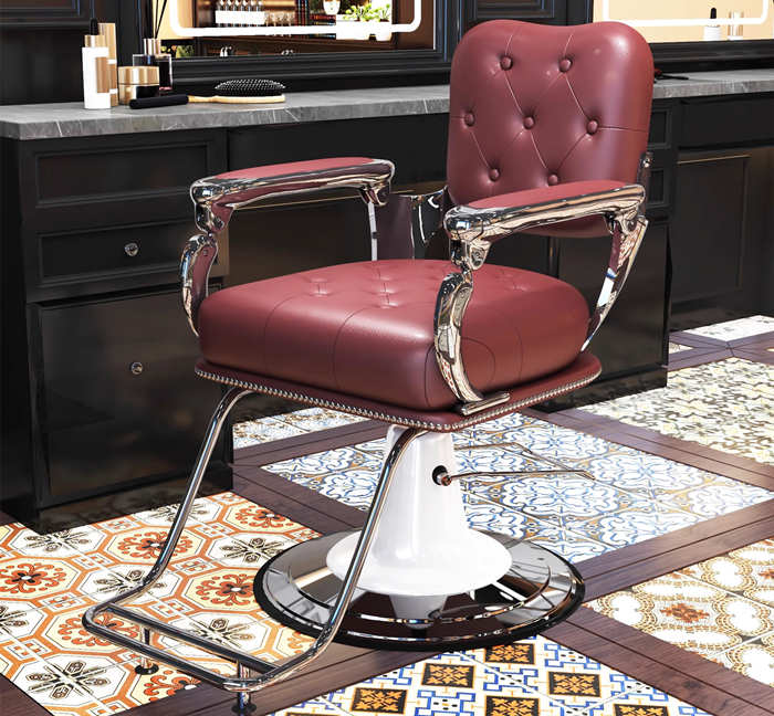 男士油頭椅理發店椅發廊燙染復古歐式椅子