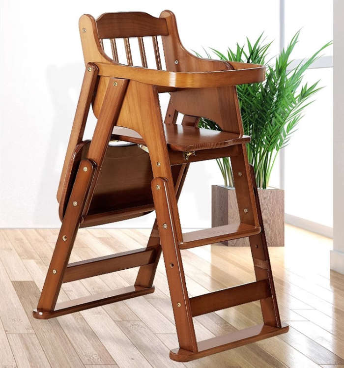 實木寶寶餐椅兒童餐桌椅子便攜多功能可折疊座椅