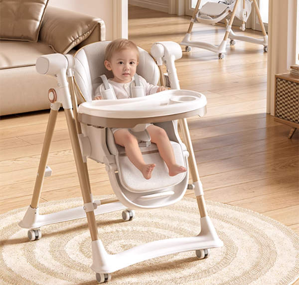 寶寶餐椅電動搖搖椅家用專用兒童吃飯便攜餐桌椅子