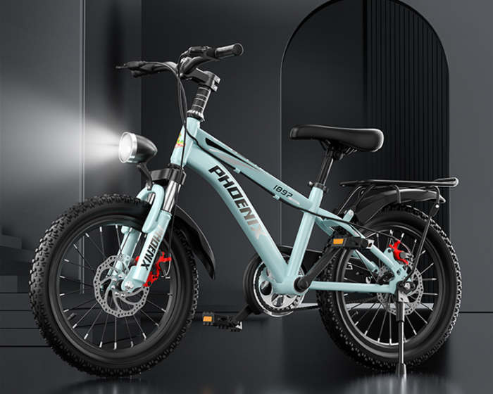 鳳凰牌兒童自行車3-6一8-12-15歲山地單車