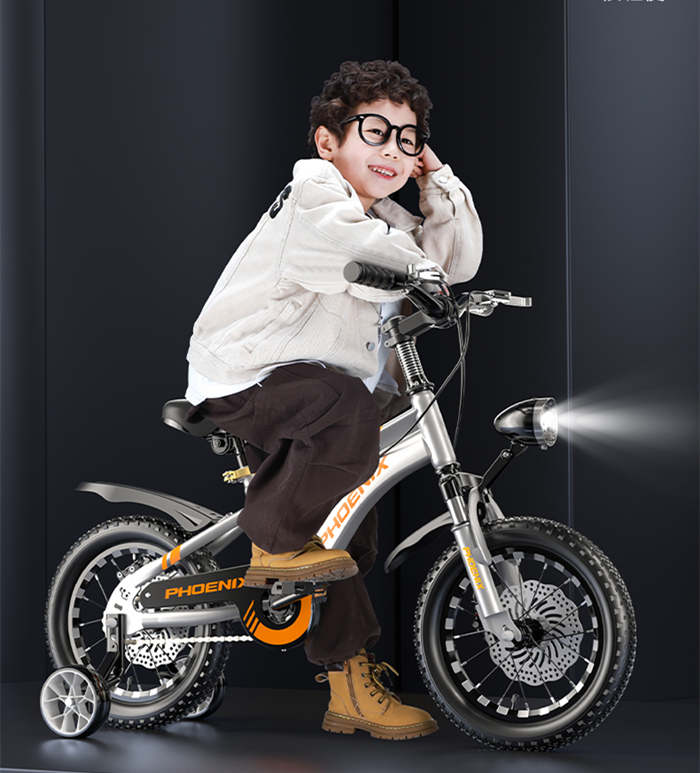 鳳凰牌兒童自行車男孩女孩3歲到6-8-10-12歲單車