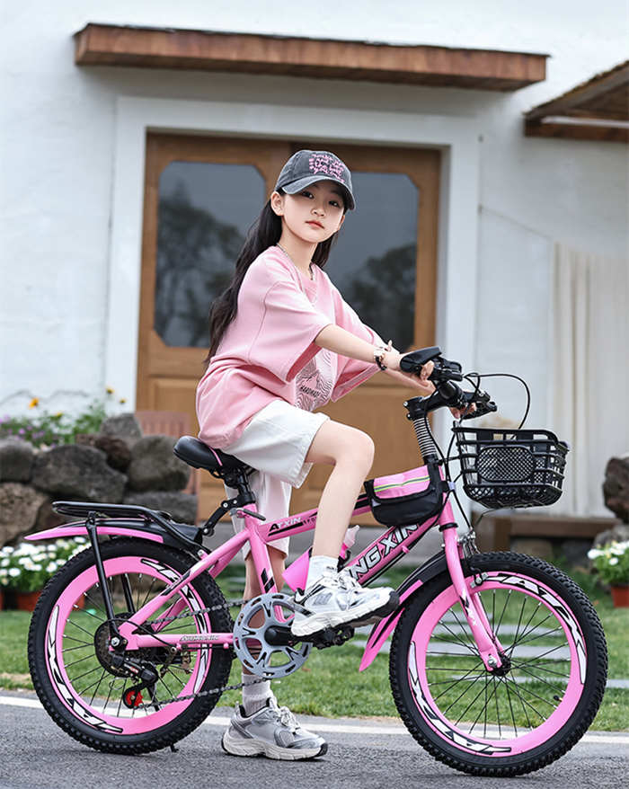 兒童自行車6-8-9-10-12歲15單山地變速車