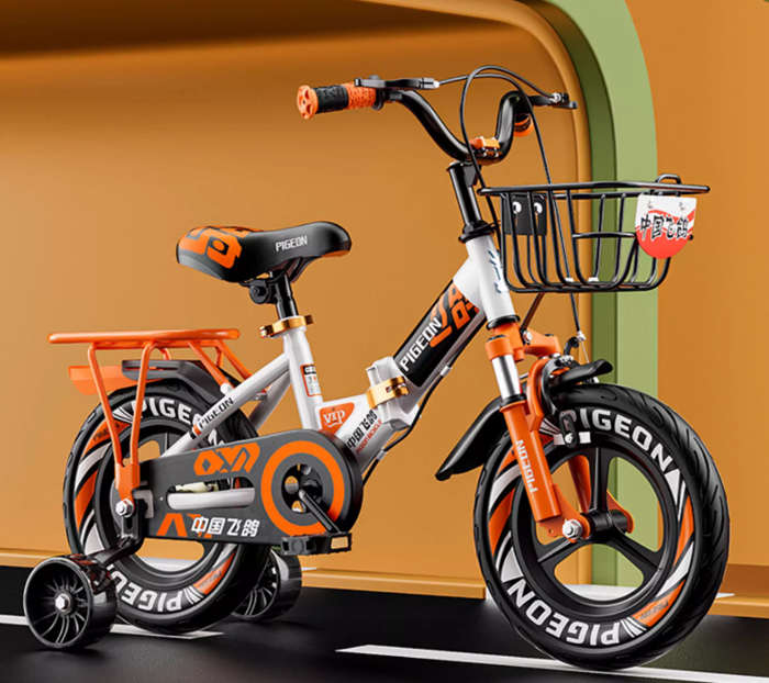 飛鴿牌兒童自行車折疊2-3到6-7-10歲小孩單車童車