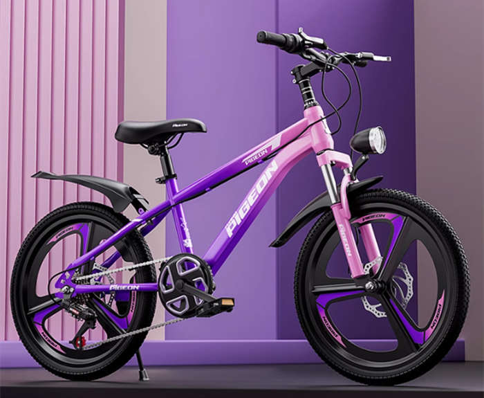 飛鴿牌自行車兒童女孩6到12-15歲小學生變速山地車