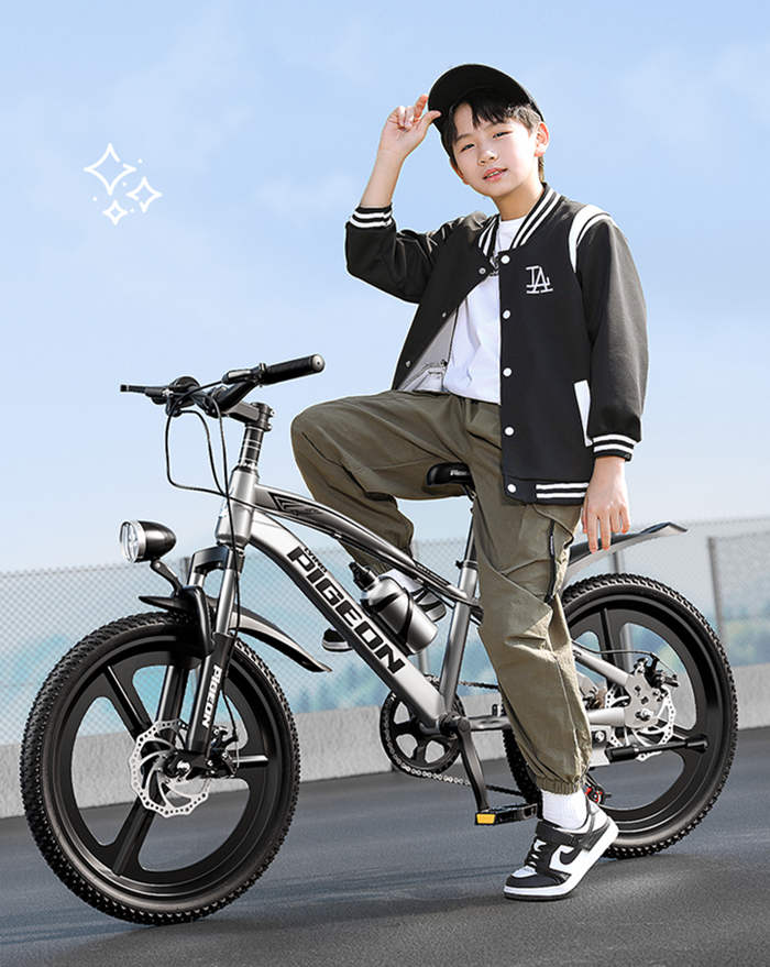 飛鴿牌兒童自行車6-12到8-10到15歲青少年變速山地車