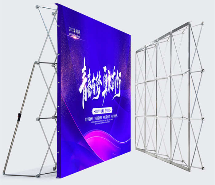 拉網展架大型年會簽名簽到墻KT板廣告展示架