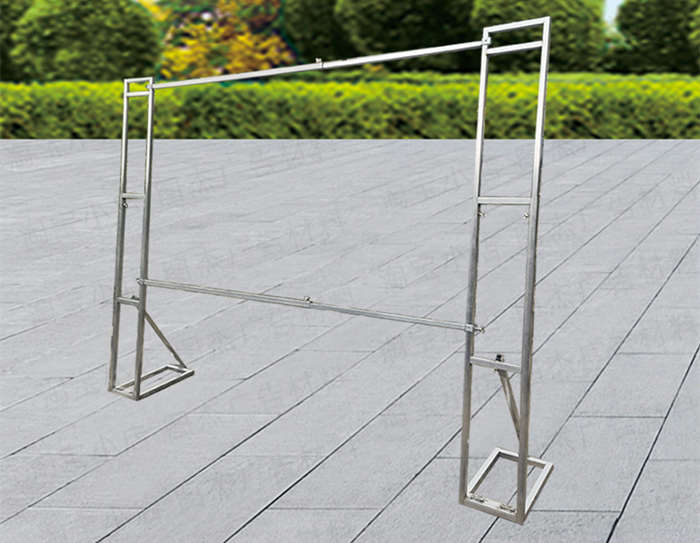 門型伸縮桁架背景架2.8米拉伸海報KT板展架