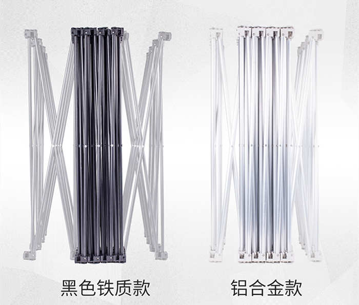 拉網展架折疊海報架kt板廣告展示架伸縮背景架